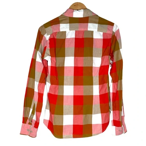 Filson Plaid Button Down Shirt Size Small Lightweight 100% Cotton Fall Western - Picture 5 of 6